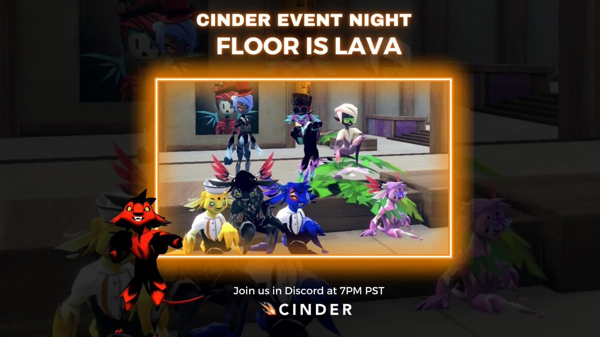 Floor Is Lava 🥵Will you touch the floor?! 

Join us in game at 7PM PST.🔥