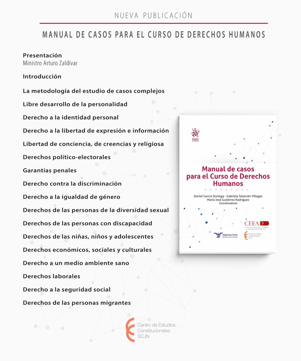 Centro de Estudios Constitucionales y SJ tweet media