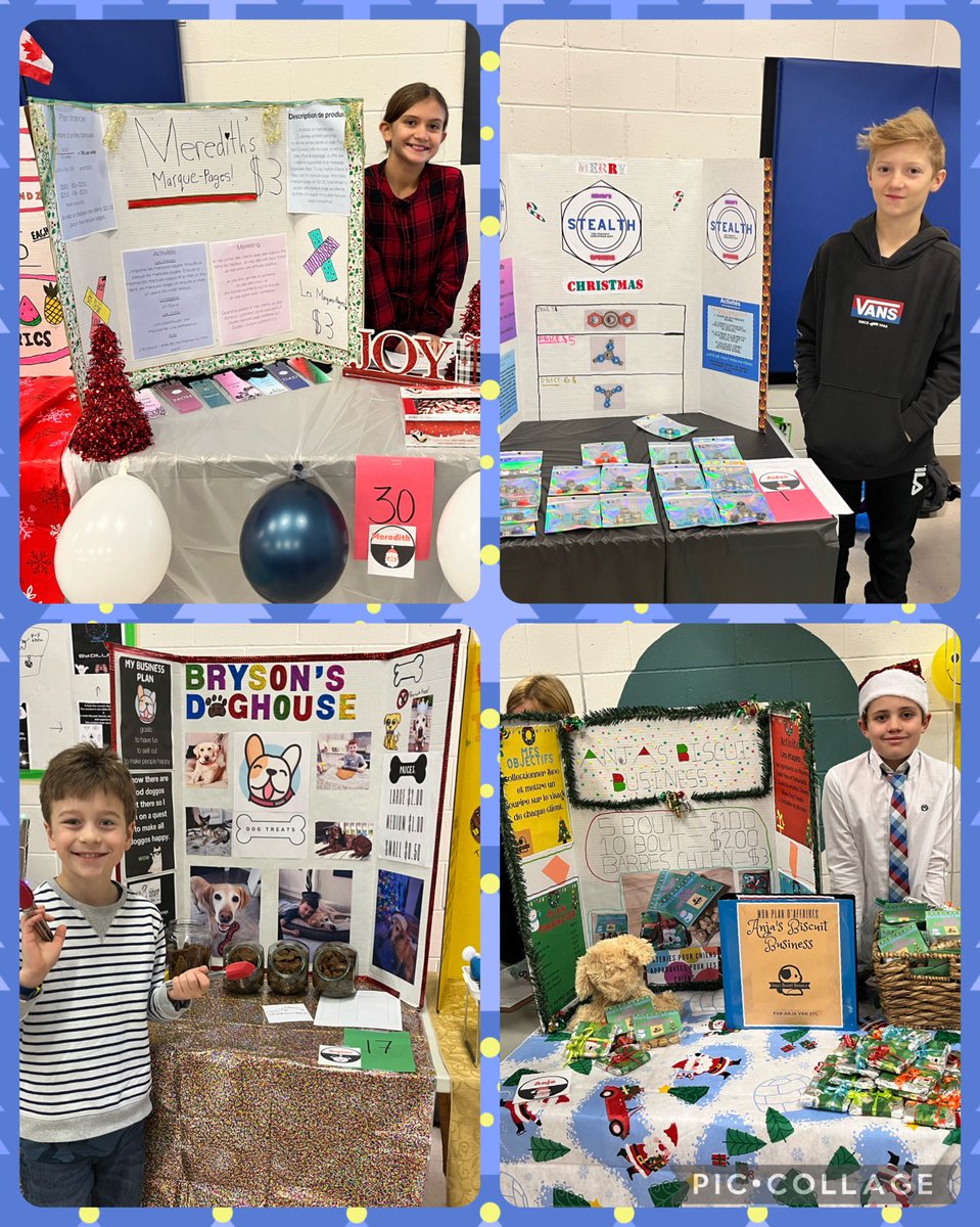 MmeBarakat's tweet image. So proud of all Gr.5 entrepreneurs @AngelsOCSB for a successful Showcase/Christmas market today! At least 10% of sales are going to @WWF @SoiDogCanada @ChildrensWish85 and @HHF_Haiti So much learning and amazing business ideas seen, so proud! Thank you @PowerPlayYE!