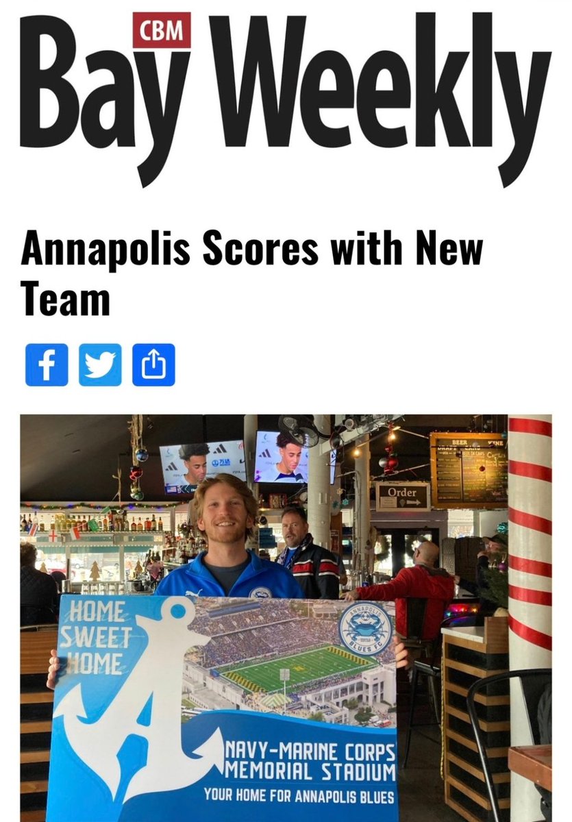 FredMatthes's tweet photo. The end of a big day in #Annapolis for @AnnapolisBlues... New Head Coach named (@ColinHerriot ); 1st Day of Christmas campaign; Approaching 1,500 Season tickets Sold; @BayWeekly article on the team & #StevenHooper is killing it w/ new local Partnerships ! https://t.co/wkhiDrMKdc