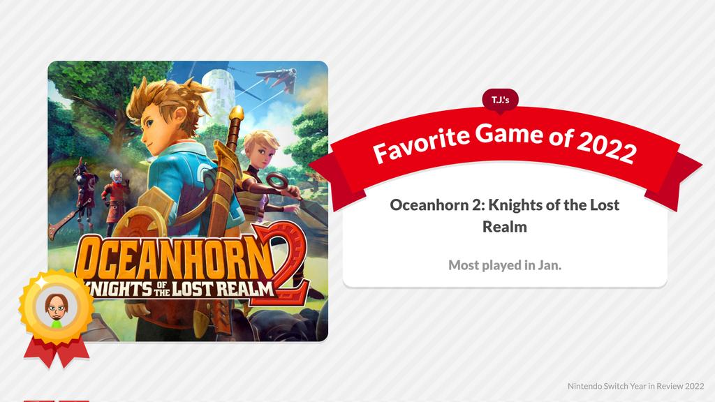 PiccoloFanOnly's tweet photo. My favorite game of 2022 was Oceanhorn 2: Knights of the Lost Realm. #oceanhorn2 @cornfox
@FDG_Games @Oceanhorn @OceanhornG #FDGentertainment https://t.co/BJtUWfyB45
#NintendoSwitch2022 https://t.co/nGGF3Nrp0P