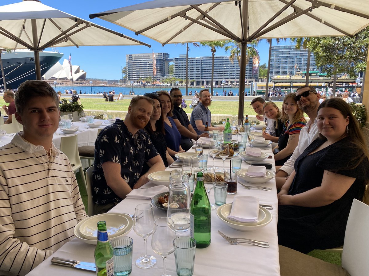 UniPhi_Software's tweet photo. Christmas lunches, Yum! Thanks to @MCA_Australia and the wonderful service at Graze. We'll be back! https://t.co/0SYrprsBzr