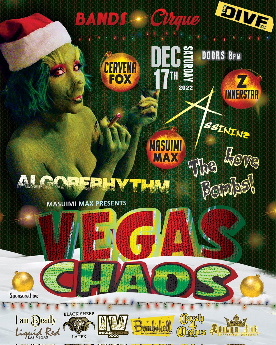 I am performing and presenting VEGAS CHAOS #13 this Saturday at The Dive Bar 🤘 follow my <a href="/VegasChaos22/">Vegas Chaos</a> account 🔥