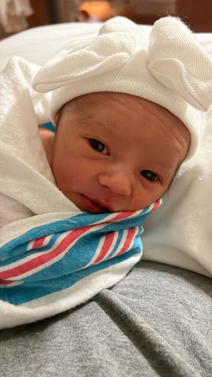 AmandaDiaz's tweet photo. @john12782 @mrktcall @GuyAdami @RiskReversal Here she is! Baby Cece. I’ll be back with the gang in a few months! https://t.co/XGNG0Ewvk5