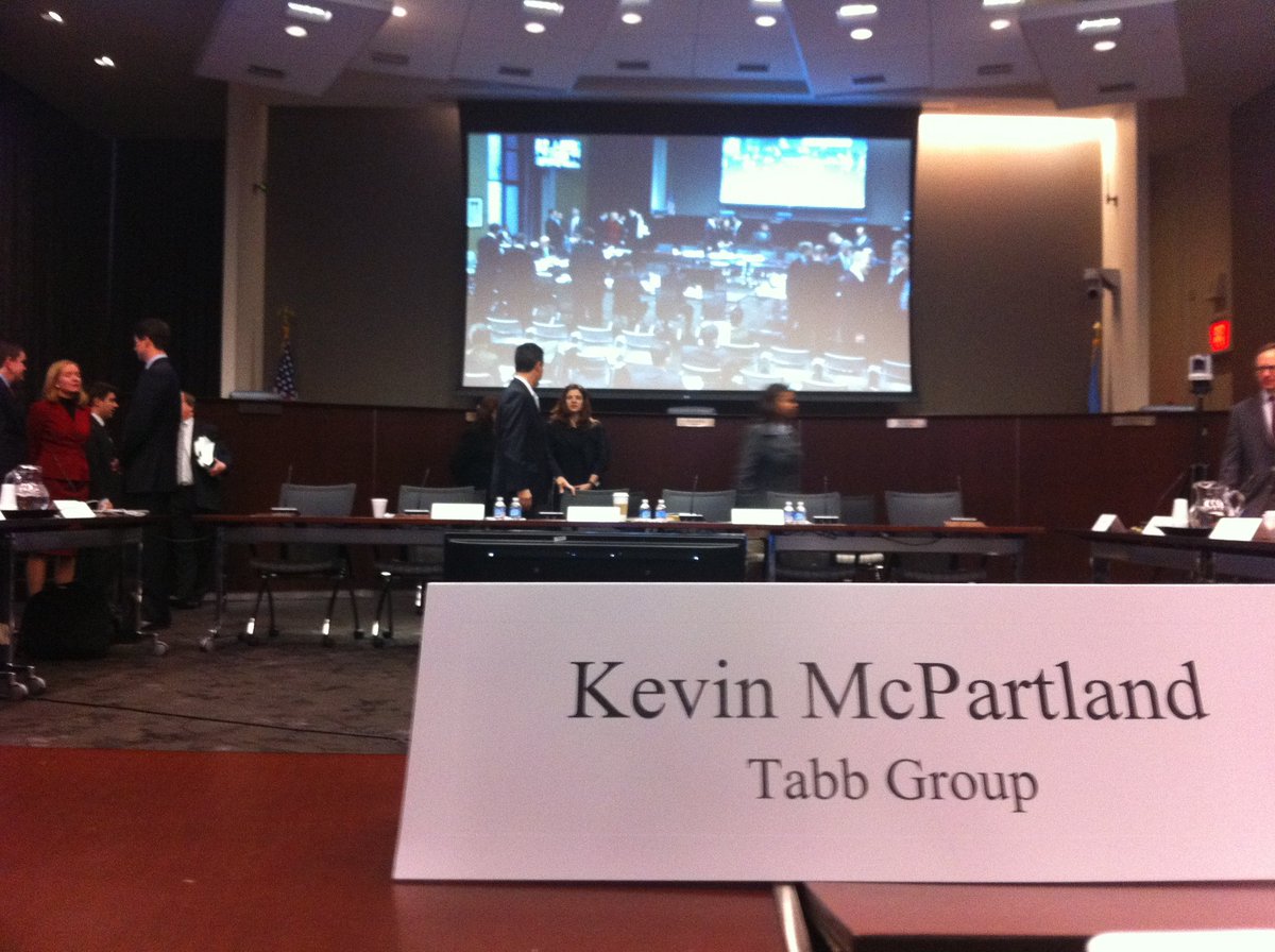 From presenting to the @cftc in 2011.  I think I see <a href="/ScottOMalia/">Scott O'Malia</a>! The good old SEF days.