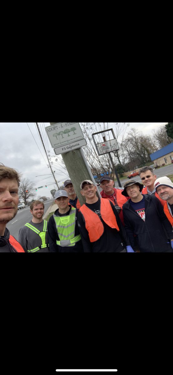 <a href="/F3Gastonia/">F3 Gastonia</a> had a few guys keeping a section of street clean!