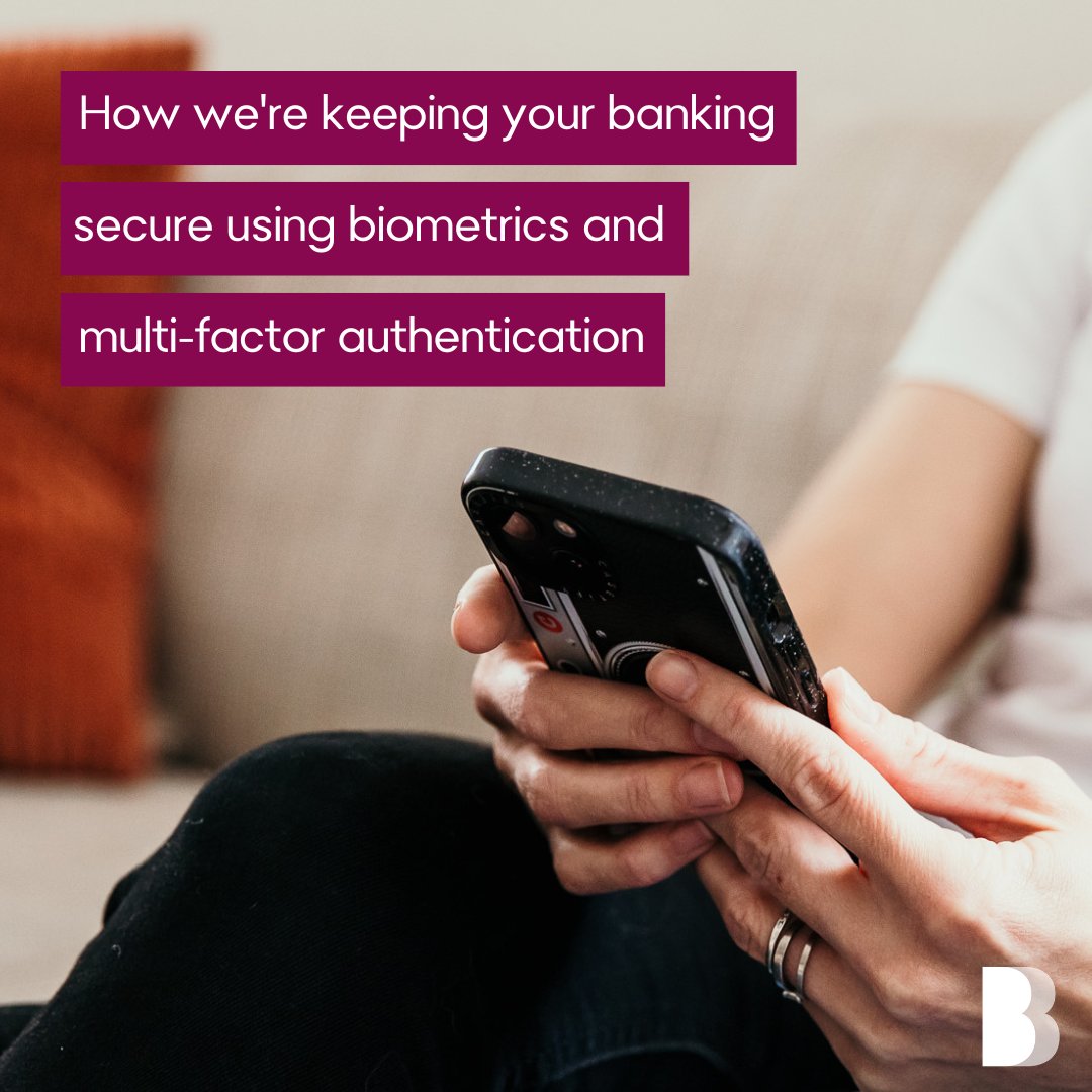 Your privacy and data security are our top priority – that’s why we’re using biometrics to help verify your identity online. 🔒 

Visit the link for more information on how to maximise your banking protection using a range of security options 👉🏽 bit.ly/3GSzcxE