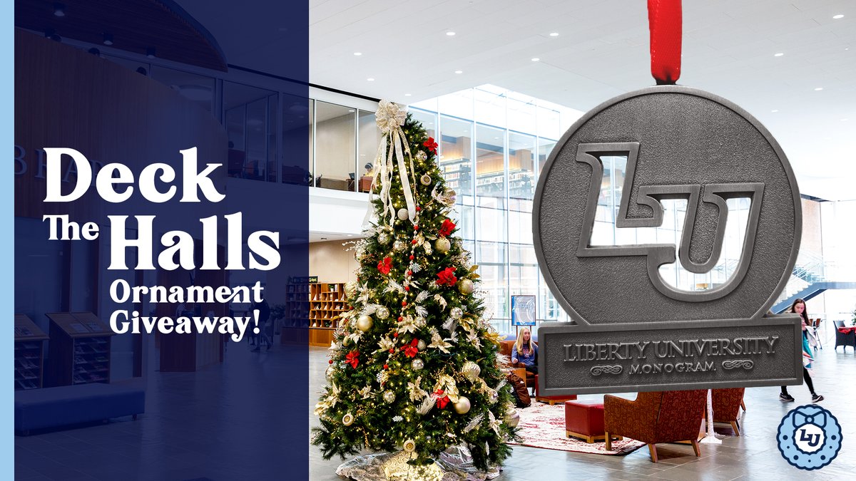 LibertyU's tweet photo. We’re decking the halls!🎄
𝗙𝗼𝗹𝗹𝗼𝘄 𝘂𝘀 and 𝗿𝗲𝘁𝘄𝗲𝗲𝘁 for a chance to win an LU ornament.

Giveaway closes Thursday, Dec. 15, at 5 p.m. https://t.co/4ub0QGzxbs