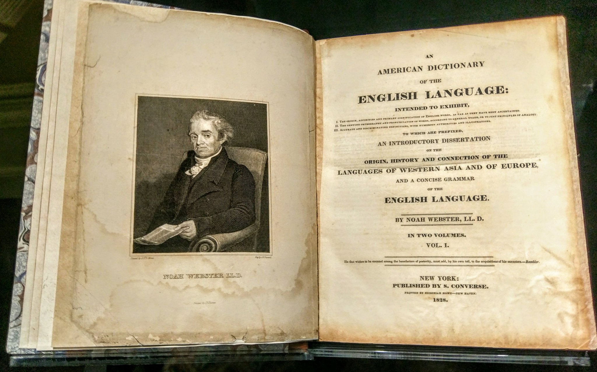 In 1806 he published the Compendious Dictionary of the English Language, in which many of his rules 
