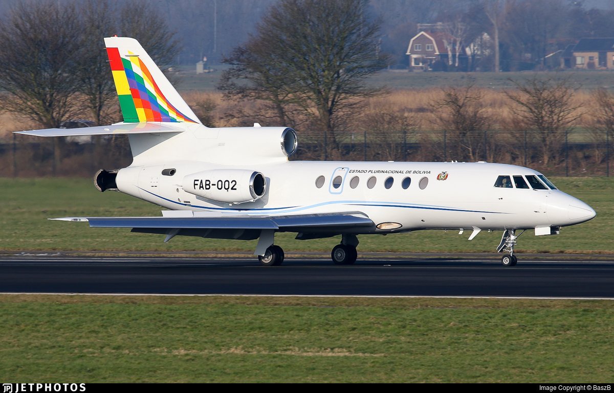 FlconEYES's tweet photo. 🇧🇴Bolivia Air Force
FAB-002 | #E940FB | #FAB002
Dassault Falcon 50EX #SN289 Código: MUTANT
Avión presidencial de #Bolivia en #Habana.
El "Camarada @LuchoXBolivia" respondiendo a las campanas del comunismo para la cumbre.
#Ahora #OSINTCuba #cuavion #Cuba #13Dic https://t.co/6726skMz3k