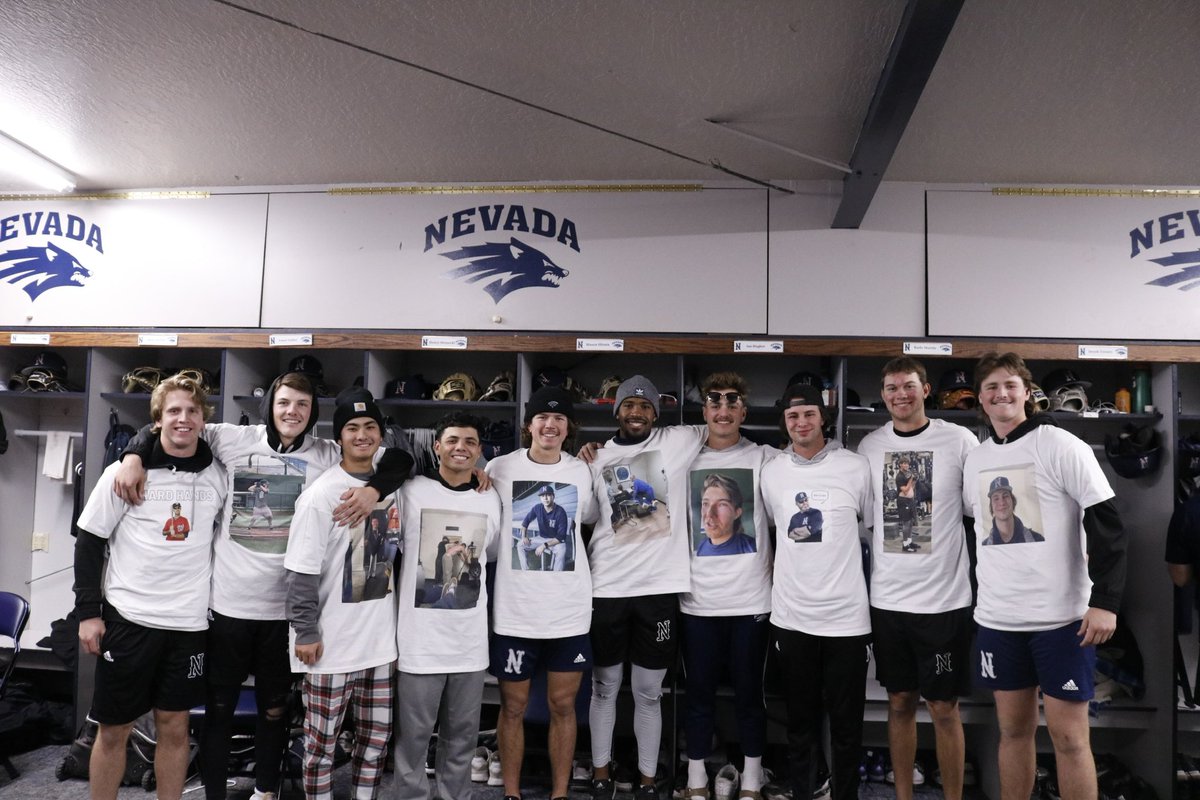 NevadaBaseball's tweet photo. Our 𝐅𝐚𝐥𝐥 𝐀𝐰𝐚𝐫𝐝 winners got some very in style t-shirts today. https://t.co/Vn6xiJdW3p