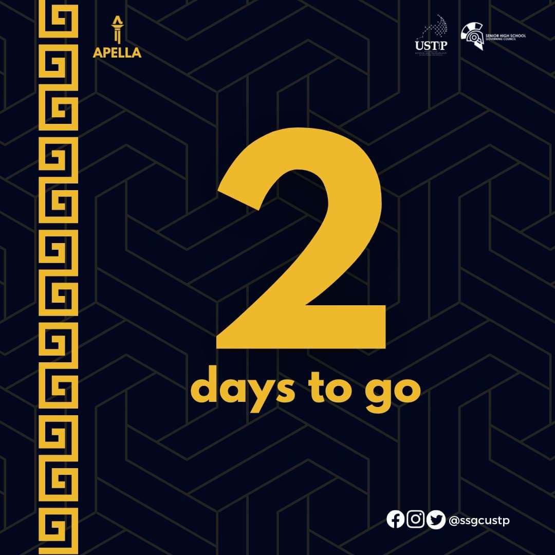 ssgcustp's tweet photo. Are you ready for a thrilling journey?
Be prepared as we have 2 DAYS LEFT before we enter an exciting chapter of this school year! The Apella: An SSGC General Assembly closes by. So, hold on and stand by, mga ka-Spartans!
#ssgcisback
#ssgcustp https://t.co/vvT0gqFg9m