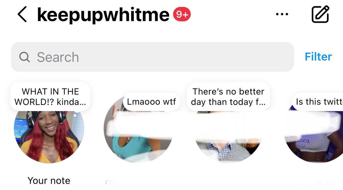 KeepUpWhitMe's tweet photo. ANYONE ELSE GET INSTAGRAM NOTES FEATURE!?🤣❤️✨ I’m kinda here for it! #Instagram #instagramnote https://t.co/WdZL4vADKY