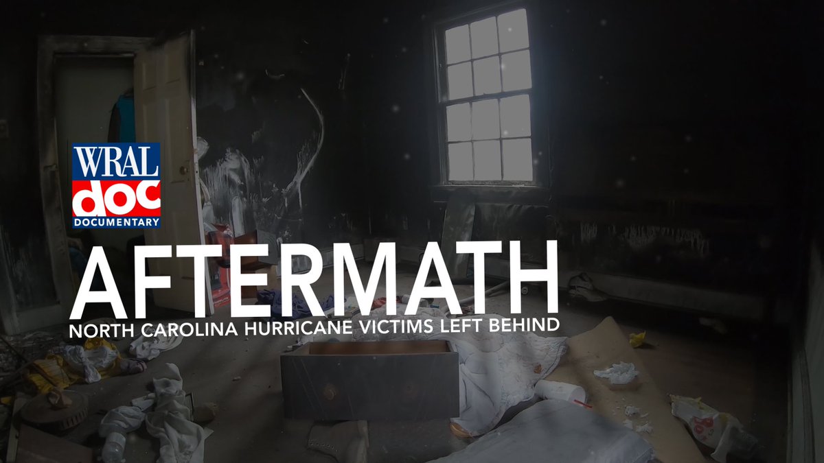 Here is a full link to our latest <a href="/WRALDoc/">WRAL Documentary</a> Aftermath: North Carolina Hurricane Victims Left Behind. 
Thank you to the homeowners who shared their stories. I hope they get answers and action soon. It’s been way too long. 
WATCH: youtu.be/wtrCXnx7FyY