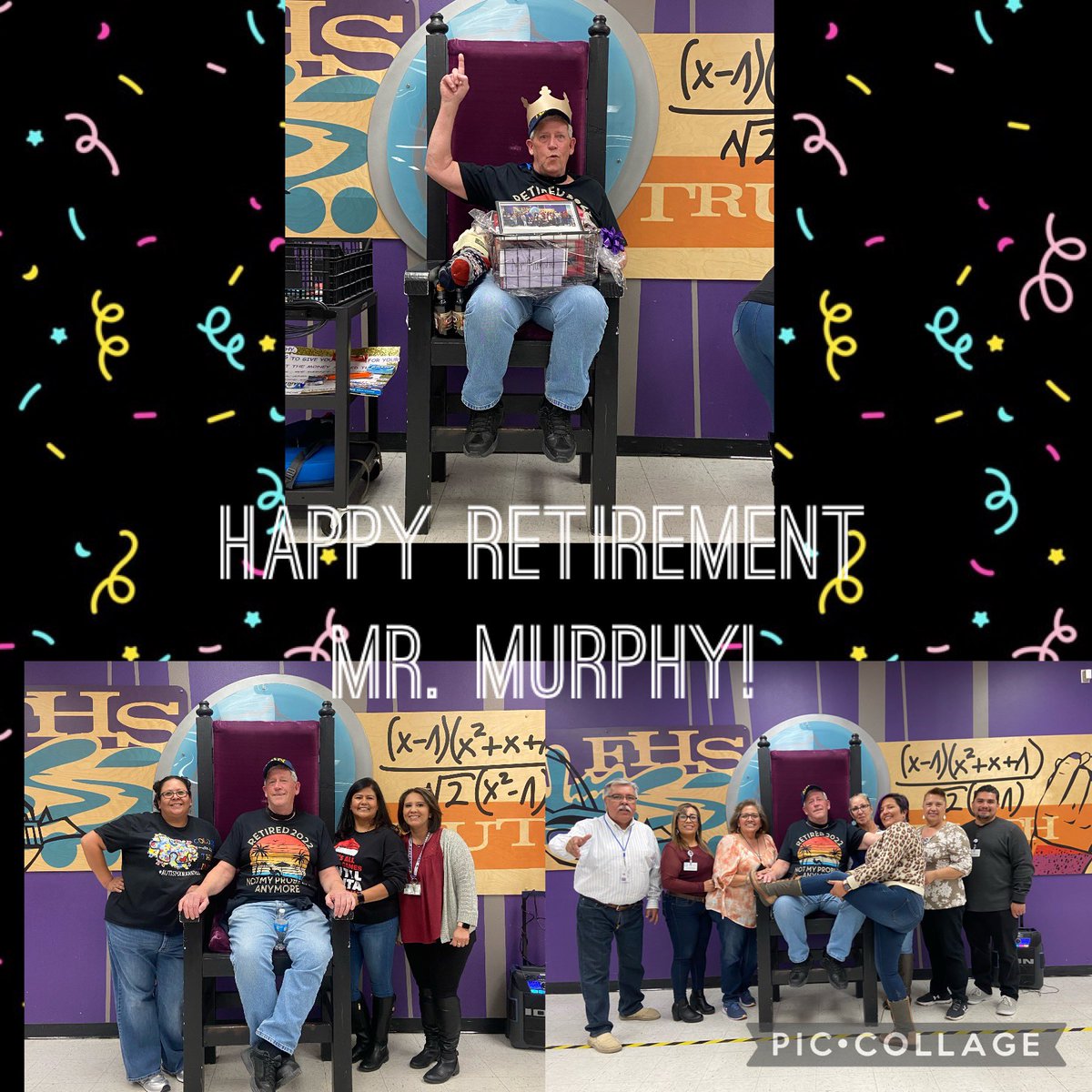 kironquiFHS's tweet photo. We will miss you dearly. Enjoy retirement! 💜 “To the moon…” https://t.co/Elp8w2MxMy