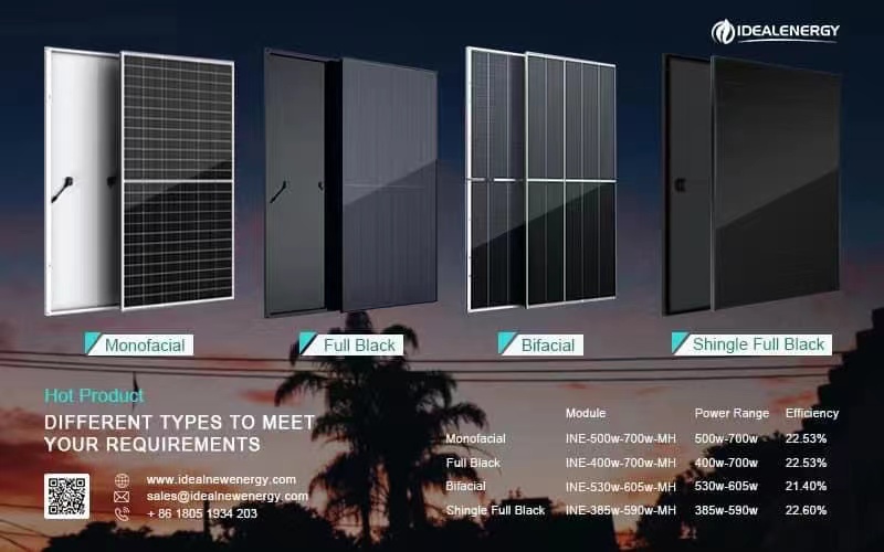 ️With Ideal New Energy You Have Multiple Variants for Power ,Efficiency and Results .
️contact us today and choose the right panels for you . 
📧Email: sales@idealnewenergy.com
Tel/Whatsapp: +86 18051934203 

#placassolaresfotovoltaicas #energiasolar #energiasolarfotovoltaica