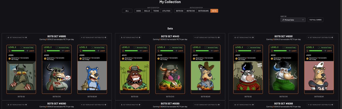 xpickr's tweet image. Updates #BAPtech

1. See BOTB Sets and harvest bonus

2. Use /bull-info command to check LIVE breedings left and METH
Community 🙏 @cryptoz_crypto @HuskerFan0503

3. BAPBuddy unique feature for &quot;activity-based&quot; messages

4. Add feature ideas and upvote bap.featuremonkey.com