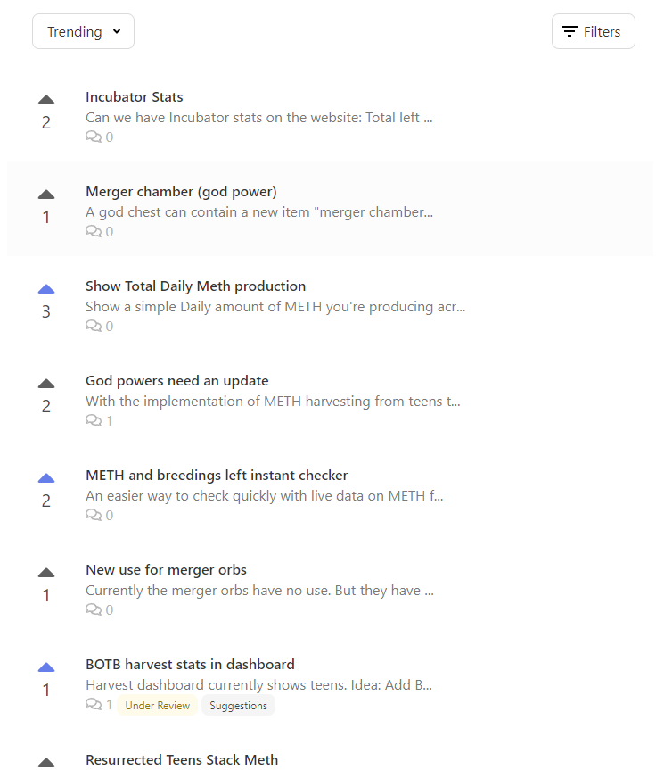 xpickr's tweet image. Updates #BAPtech

1. See BOTB Sets and harvest bonus

2. Use /bull-info command to check LIVE breedings left and METH
Community 🙏 @cryptoz_crypto @HuskerFan0503

3. BAPBuddy unique feature for &quot;activity-based&quot; messages

4. Add feature ideas and upvote bap.featuremonkey.com