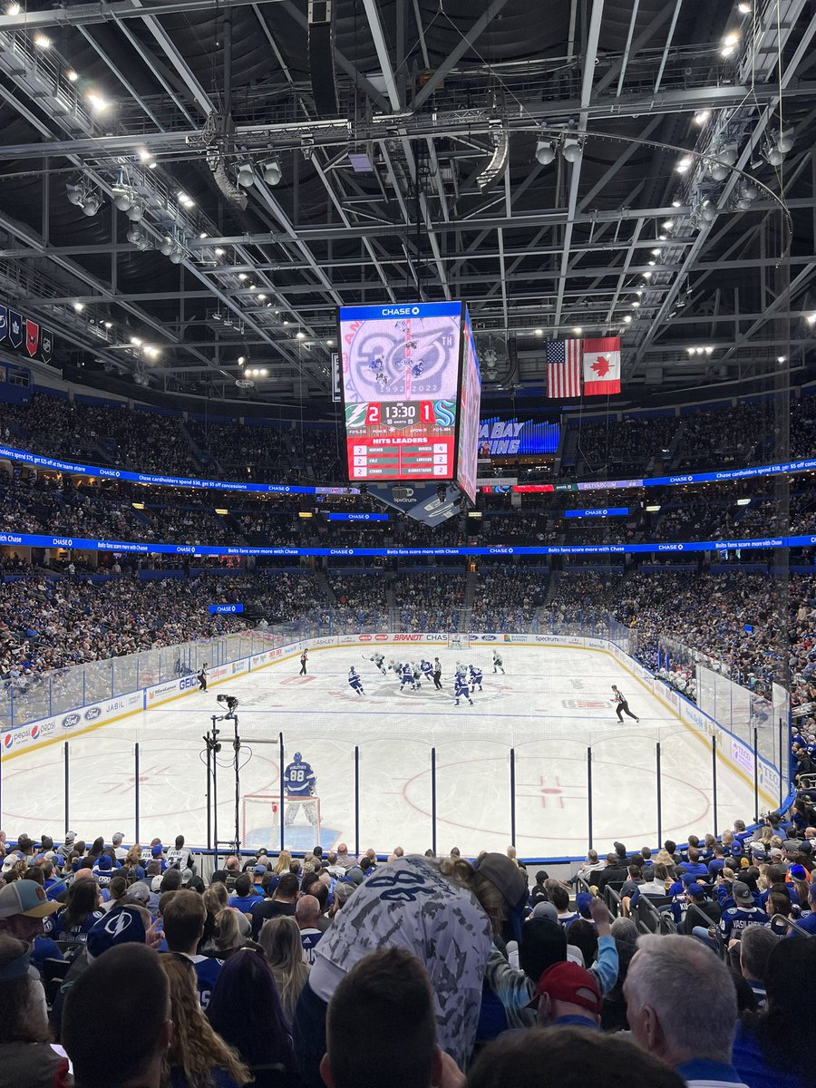 Down 2-1. Just need Julio to get on and a Geno bomb. <a href="/Mariners/">Seattle Mariners</a> <a href="/SeattleKraken/">Seattle Kraken</a>