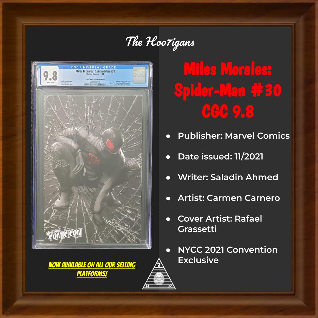 🕷️ Miles Morales: Spider-Man # 30 🕷️  

Order today ⬇️ 
 
💥 ebay.com/str/hoo7iganvi…
💥 mercari.com/u/941899272/
💥 etsy.com/shop/Hoo7iganv…
💥 Shortboxed.com/the_hooligans
 
#TheHoo7igans #collector #comics #comiccollector #comicbooks #comicsforsale #spiderverse #spiderman #marvel #mcu