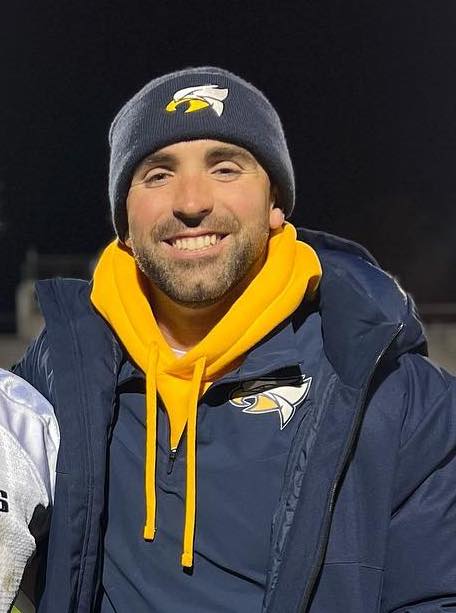 We're pumped to announce <a href="/GetDekked/">Mason Dekker</a> as our new Varsity Defensive Coordinator! He brings energy and passion each day and is an incredible role model for our student-athletes. #eaglepride <a href="/HudsyAthletics/">Hudsonville Athletics</a>