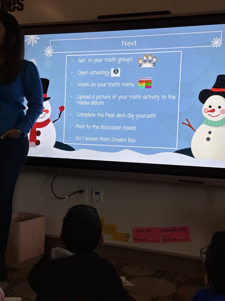 NetZeroLee's tweet photo. What happens when you believe young learners CAN? Our first graders ⁦@RJLARao⁩ are accountable for their learning during small group through using ⁦@PearDeck⁩ and ⁦@Schoology⁩ #rjlyear9 #rjladventures https://t.co/YviOReNK7L