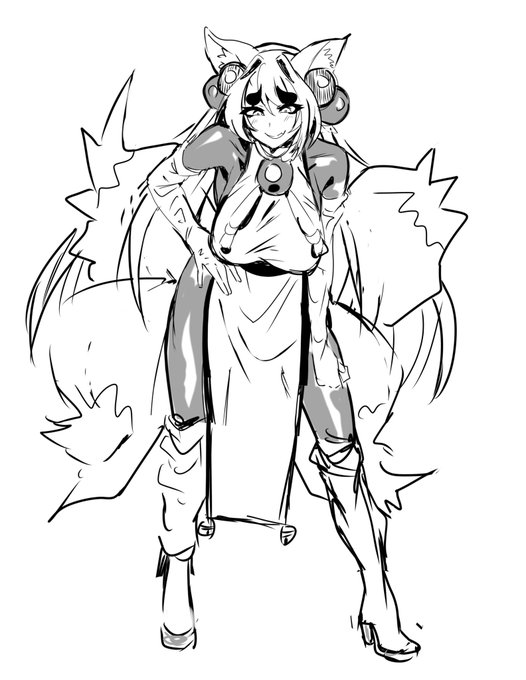 落書きと前の絵を修正したやつ 