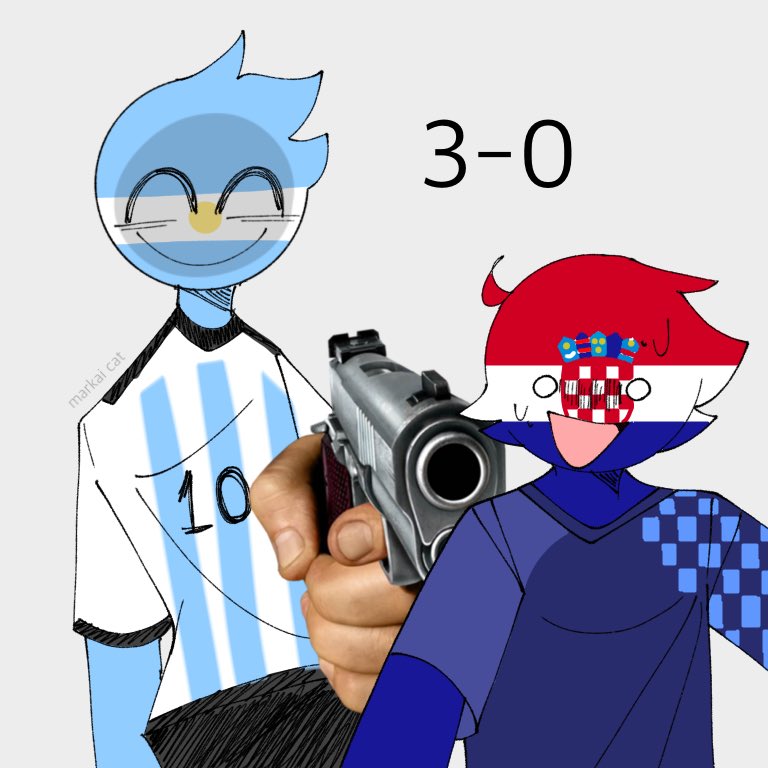 Markai Cat 🇺🇸🦅 on X: basically the World Cup from what i've experienced  so far #CountryHumans  / X