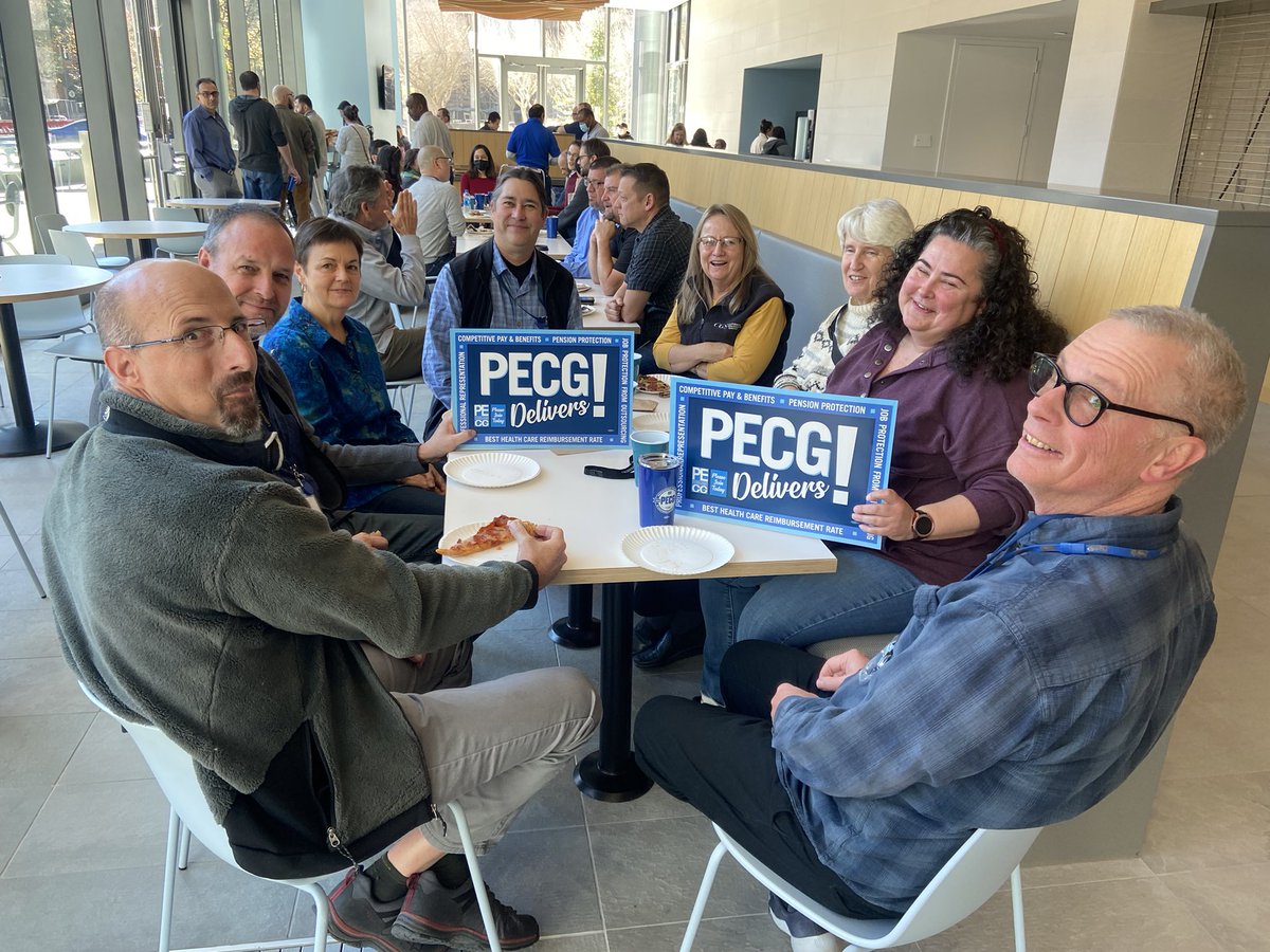 PECG's tweet photo. PECG Members &amp; Leaders gathered at the New Natural Resources Building today &amp; enjoyed free pizza and #PECG merch! #CaStateEngineers #PECGdeliversTogether https://t.co/ojDI8K7g3d