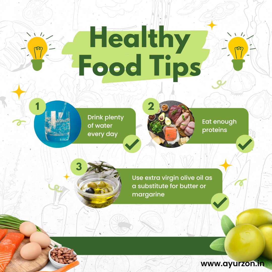 ayurzon's tweet photo. Healthy Food Tips😊

Eat Healthy Stay Healthy

Follow @ayurzon for more🙏
.
.
.
#foodtips #healthylifestyle #bodyhealth #lifestyle #healthymind #reelvideo #healthydiet #weightloss #stress #weekend #health #fitness #healthylifestyle #wellness #healthy #motivation #workout #gym #li https://t.co/kUvZyE6RyV