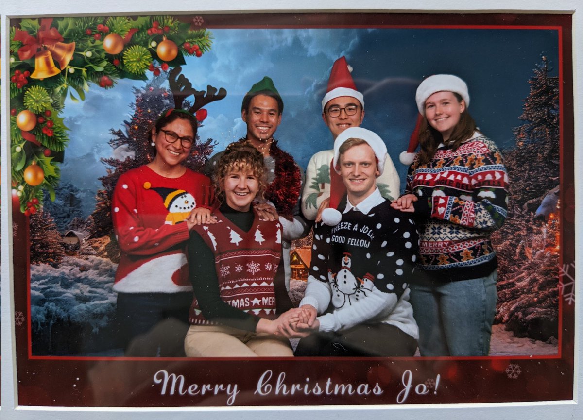 Joanna Groom (@groomlab) on Twitter photo When your lab has a secret Christmas photoshoot ππβ€οΈπ€£
Ideas, talent and execution; this team has it all!! How'd I get so lucky βΊοΈ <a href="/CaroAlvarado84/">Caro Alvarado</a> <a href="/BrigDoesScience/">Brigette Duckworth</a> <a href="/benjbroom/">Benjamin Broomfield</a> <a href="/qin_raymond/">Raymond Qin</a> <a href="/WEHI_research/">WEHI (Walter and Eliza Hall Institute)</a> When your lab has a secret Christmas photoshoot ππβ€οΈπ€£
Ideas, talent and execution; this team has it all!! How'd I get so lucky βΊοΈ <a href="/CaroAlvarado84/">Caro Alvarado</a> <a href="/BrigDoesScience/">Brigette Duckworth</a> <a href="/benjbroom/">Benjamin Broomfield</a> <a href="/qin_raymond/">Raymond Qin</a> <a href="/WEHI_research/">WEHI (Walter and Eliza Hall Institute)</a>