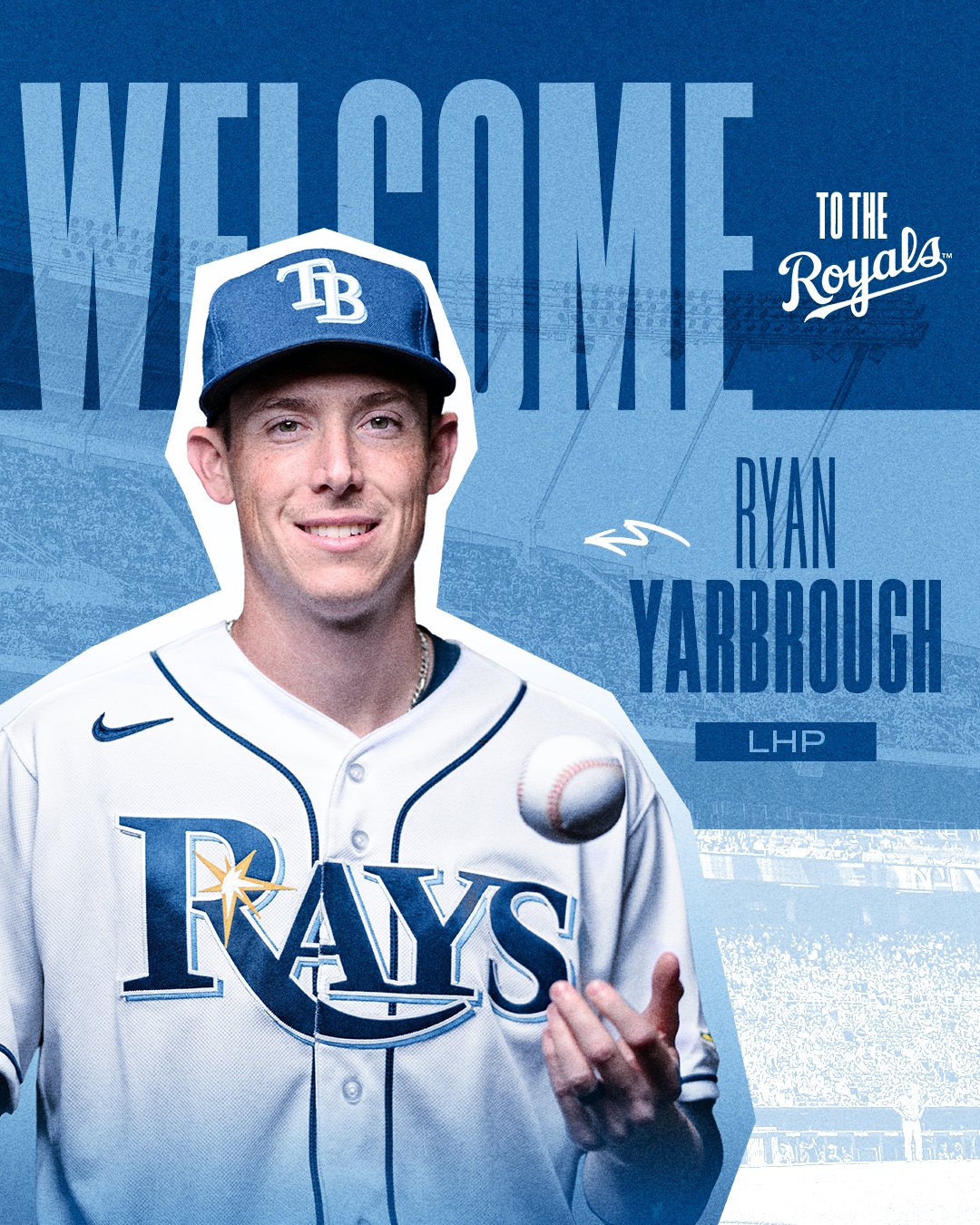 Kansas City Royals on X: We have signed LHP Ryan Yarbrough to a one-year  contract. Welcome to Kansas City, Ryan!  / X