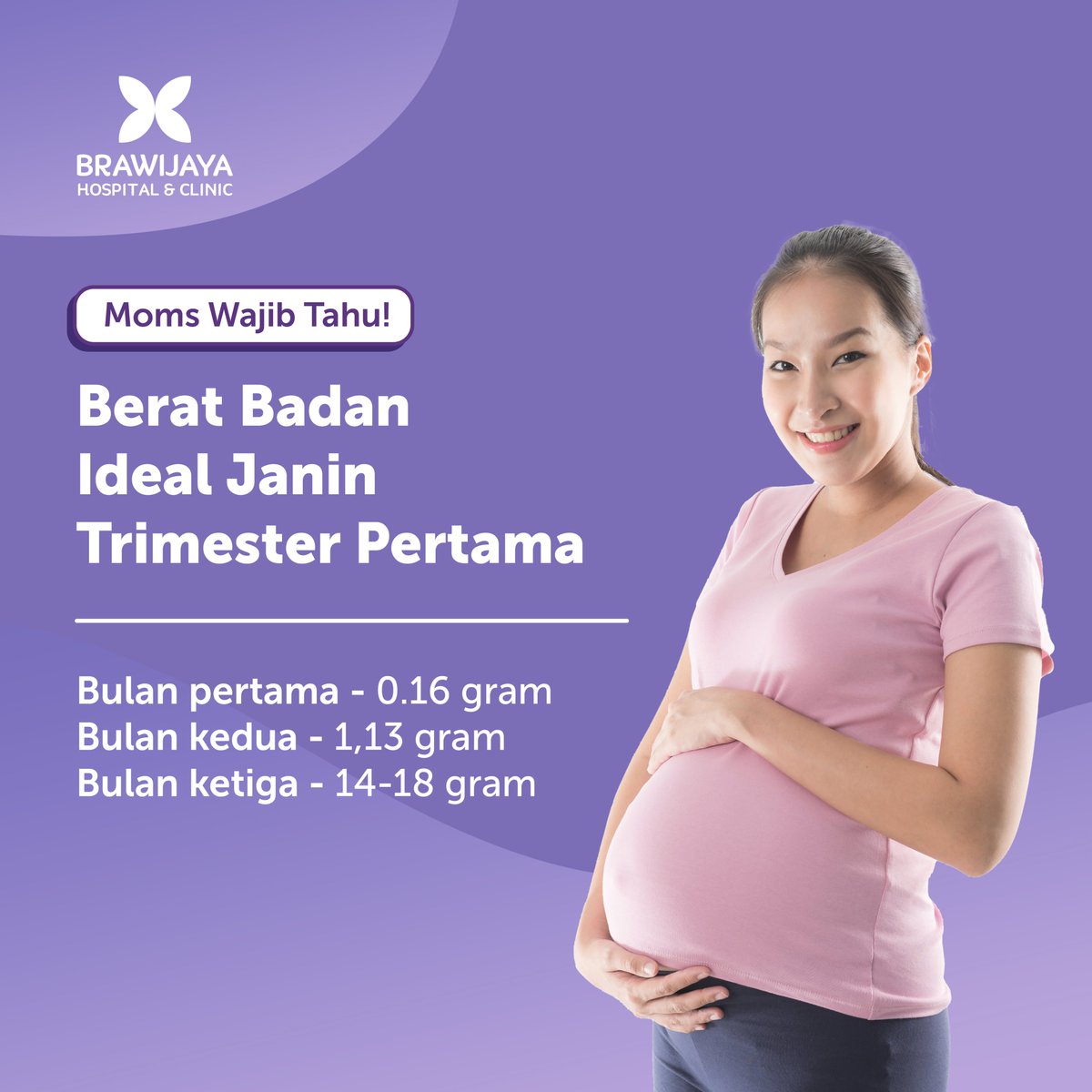 RS_BWCH's tweet photo. Setiap bulannya, janin berkembang pada setiap bagian tubuh dan mengalami kenaikan drastis pada bulan ketiga, karena bentuk tubuh janin makin sempurna dan sistem pencernaannya mulai bekerja. https://t.co/HqOZmZA38P