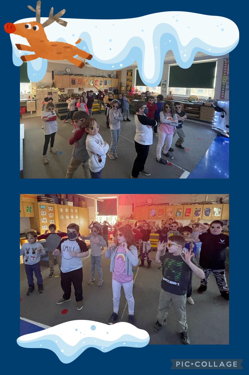 MrsMusicSings's tweet photo. PFE 2nd graders practicing their song “Hip Hop Reindeer” for next week’s holiday sing-a-long performance. 🦌🎄🎶🎄🦌 https://t.co/LpuU8tHo7e