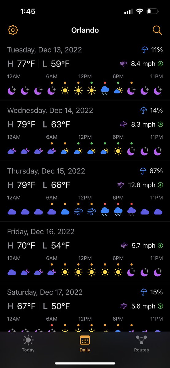 arivera's tweet photo. I’m working on a Weather App for athletes (iOS only). It tells the best hours to train based on your ideal conditions. It also gives a detailed forecast of a route based on your avg speed. Send me a DM if you would like to beta test the current MVP. https://t.co/W2R0dSHVjm