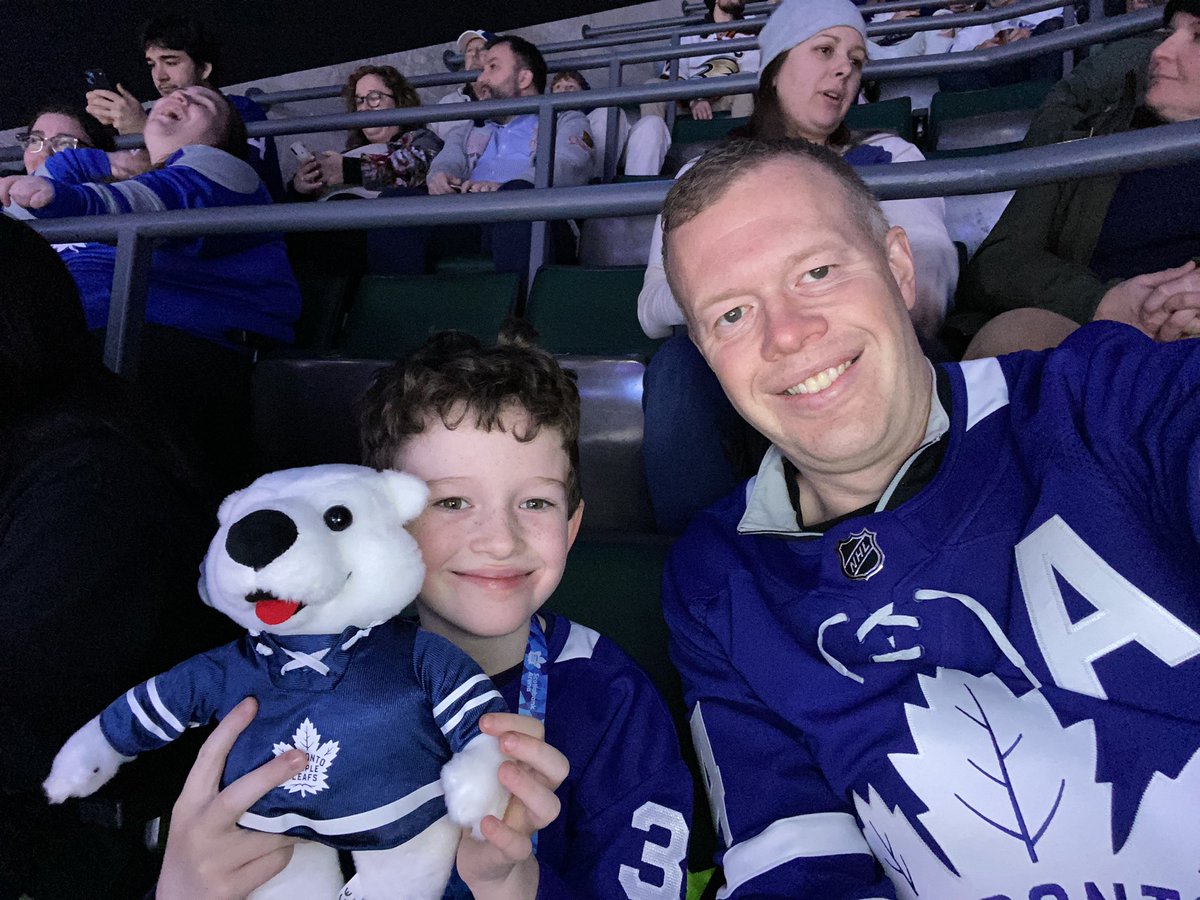 1st Leaf Game!  #leafsforever  #scotiabankarena