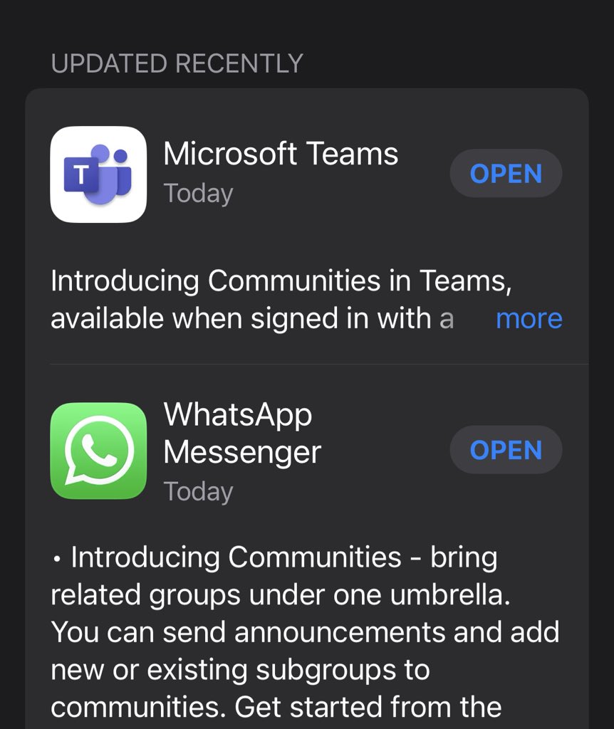 d_canuck's tweet photo. What are the odds that @Microsoft and @Meta release the same new feature on the same day? https://t.co/8b15BUm7NN