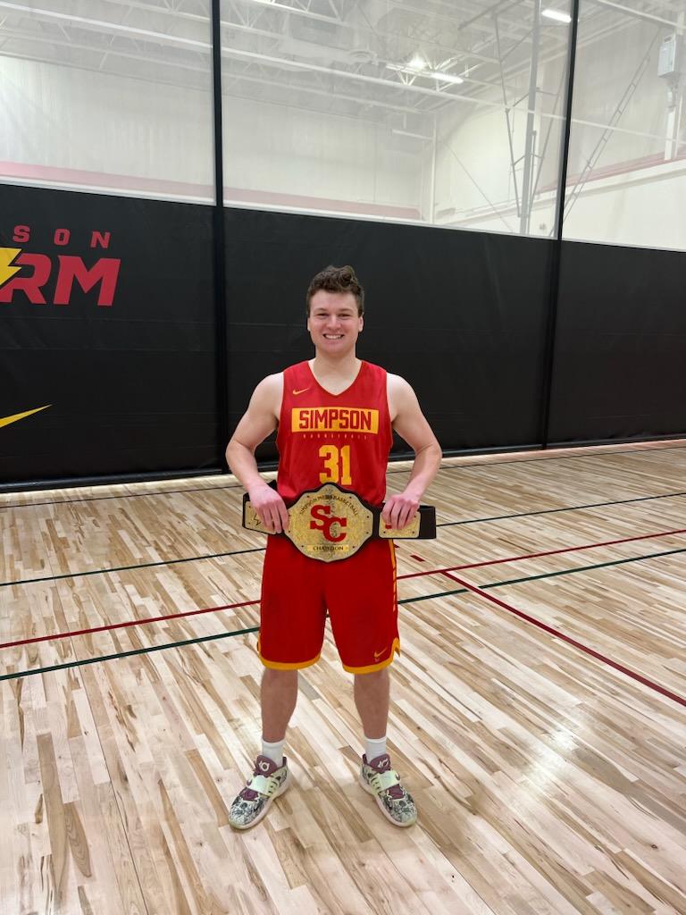 Our hustle award and Championship Belt winner is Andrew Gibb. This is awarded for taking charges, 50/50 balls, deflections and offensive rebounds. Gibby has been a great addition to our team! #BetterTogether