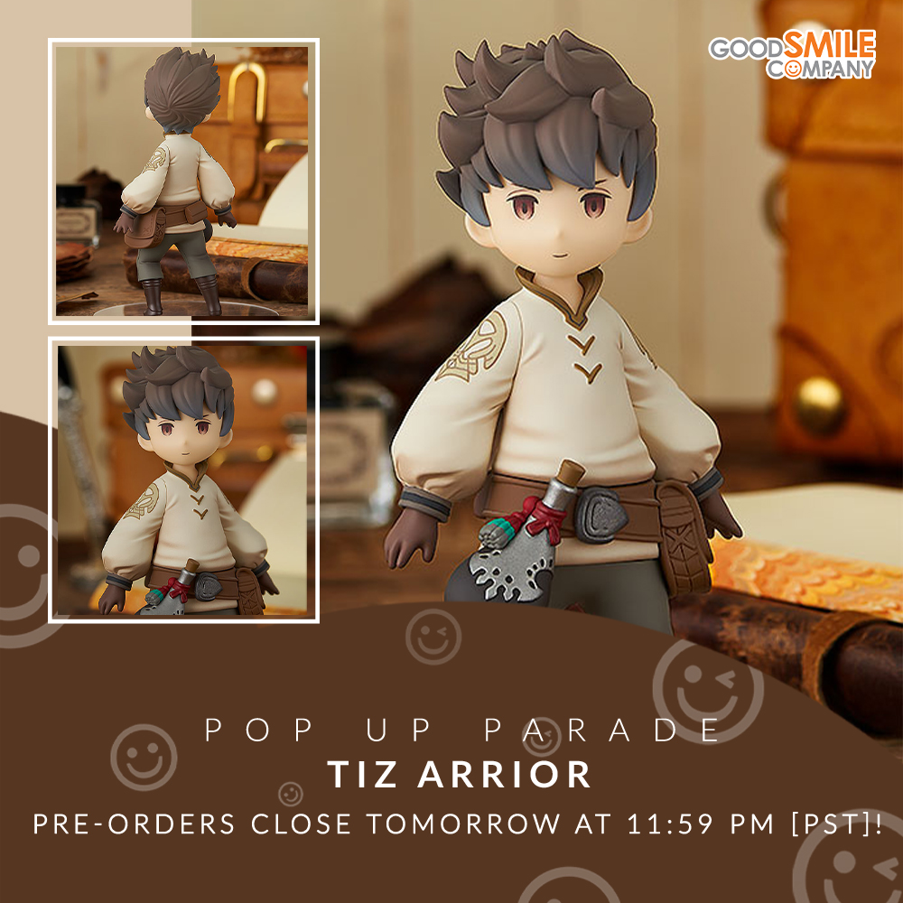 GoodSmile_US on X: The Miracle Man must leave to restore his village! Join POP  UP PARADE Tiz Arrior from Bravely Default on his journey before his  pre-orders close tomorrow at 11:59PM PST