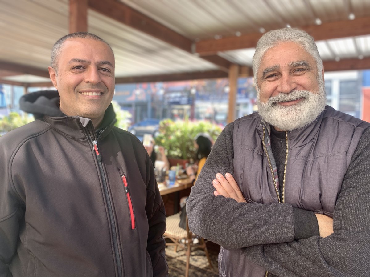 SharedSpacesSF's tweet photo. Our Shared Spaces Heroes this week are Majed Fakhouri and Amer Almualla of Crepevine in the Inner Sunset! Majed originally studied architecture so when it came to building a parklet, he was one of the first restaurant owners on board. @CrepevineTheBay #innersunsetsf #crepevinesf https://t.co/p4LofDYgV3