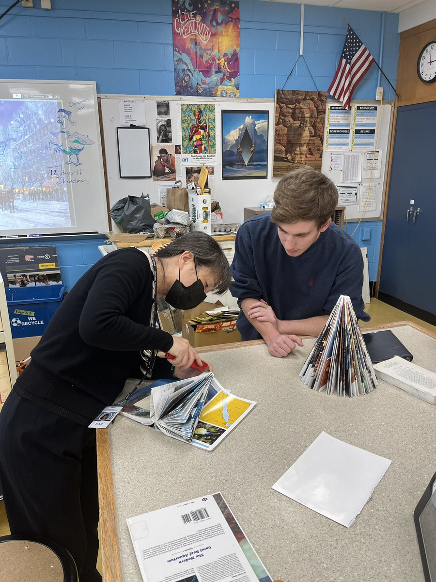 Our winter crafternoon was a lot of fun! Great job to Aidan for taking the lead on the afternoon of fun while people came in to make book trees.