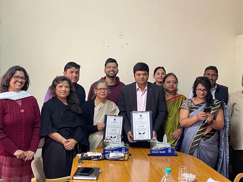 cecoedeconindia's tweet photo. CECOEDECON has partnered with Karnataka University, Dharwad to engage in collaborative endeavors for mutual co-operation on a range of thematic issues. 
Team members of Karnataka University, Dharwad visited CECOEDECON’s Jaipur and Shilki Dungari, Chaksu campus recently. https://t.co/WlXxGC2d2r