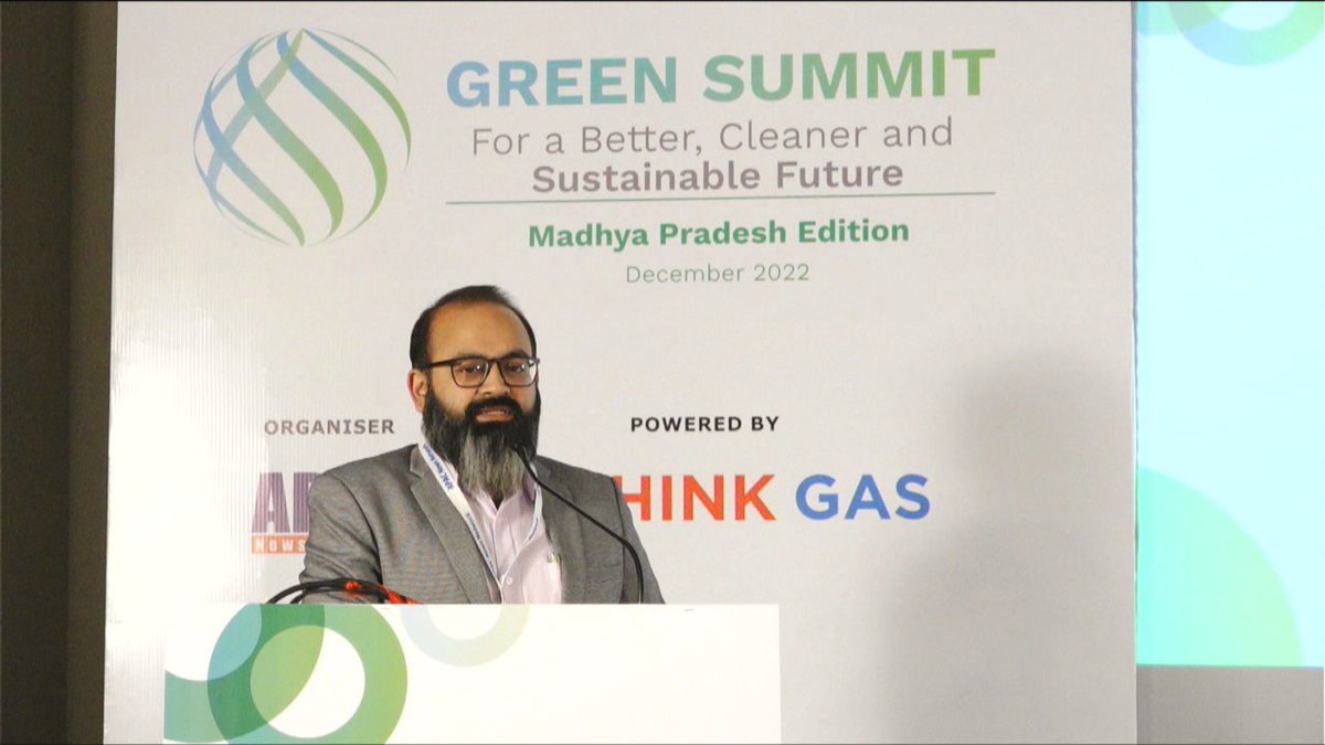 Apacnewsnetwork's tweet image. While Delhi&apos;s AQI often reaches above 300, Bhopal normally remains in the range of 90-110. - @chamohtha, Member Secy., Madhya Pradesh Pollution Control Board #mppcb at &apos;Green Summit-Madhya Pradesh Edition&apos; in Bhopal organised by APAC News Network &amp;amp; supported by @THINKGasIndia.