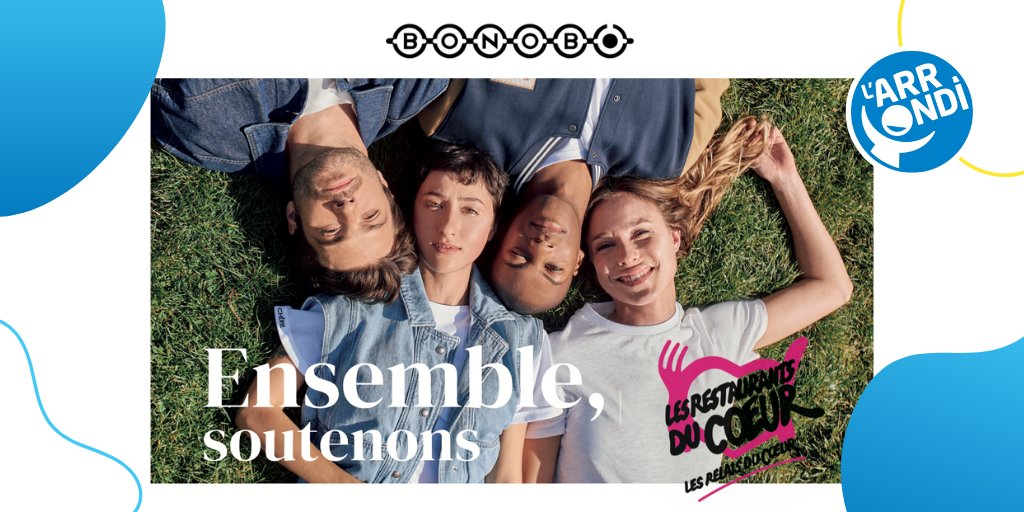 L'ARRONDI (@l_arrondi) on Twitter photo Depuis le 1er novembre, vous pouvez soutenir les <a href="/restosducoeur/">Les Restos du Coeur</a> dans tous les magasins @bonobojeans 🐵
100% des #dons faits grâce à <a href="/l_arrondi/">L'ARRONDI</a> seront reversés à l'association investie dans des missions #sociales d’aide à la personne. 
Merci pour votre #générosité 💫 Depuis le 1er novembre, vous pouvez soutenir les <a href="/restosducoeur/">Les Restos du Coeur</a> dans tous les magasins @bonobojeans 🐵
100% des #dons faits grâce à <a href="/l_arrondi/">L'ARRONDI</a> seront reversés à l'association investie dans des missions #sociales d’aide à la personne. 
Merci pour votre #générosité 💫