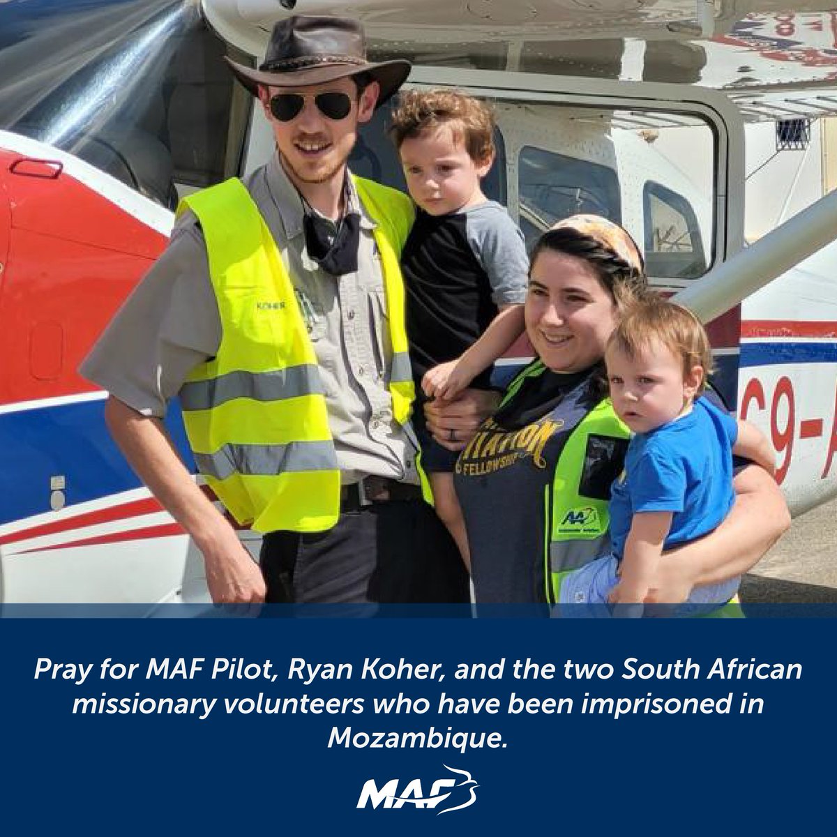 Closing in Prayer: 
Read about December's #prayerfocus, #Missionary #Pilot imprisoned in #Mozambique.

& our story #FromTheFlightDeck, in #SouthSudan: The Best and Worst of Humanity. (trigger warning for sensitive readers)

#MAFSA

mailchi.mp/86e65c887a4d/p…