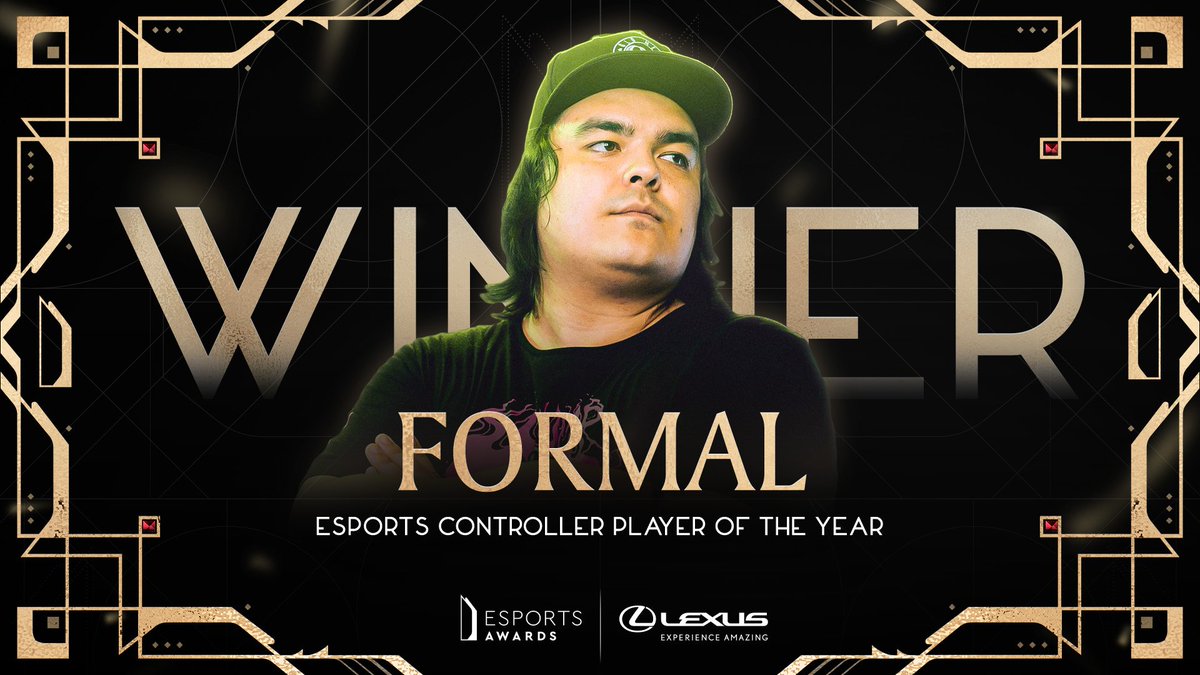 esportsawards's tweet photo. The winner of the Esports Controller Player of the Year is... 

@FormaL

CONGRATULATIONS! 

#EsportsAwards https://t.co/LpATUIlG3g