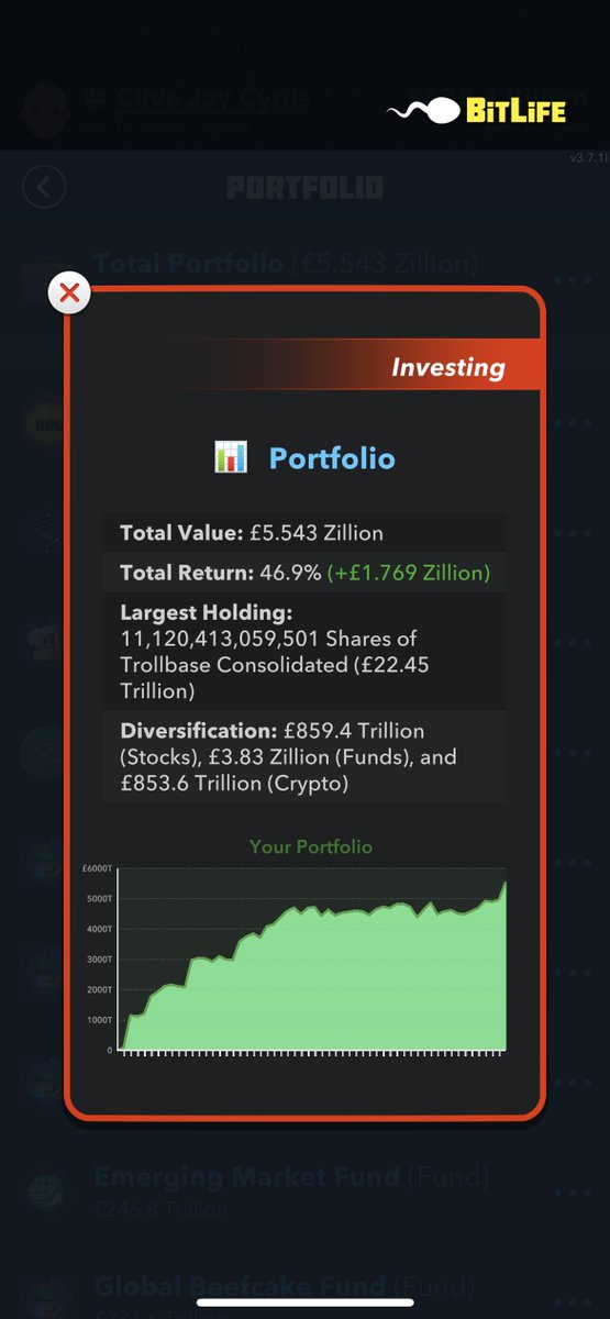 st1rt's tweet photo. @BitLifeApp 
Make the bank balance higher https://t.co/ZaHgHIRHTa