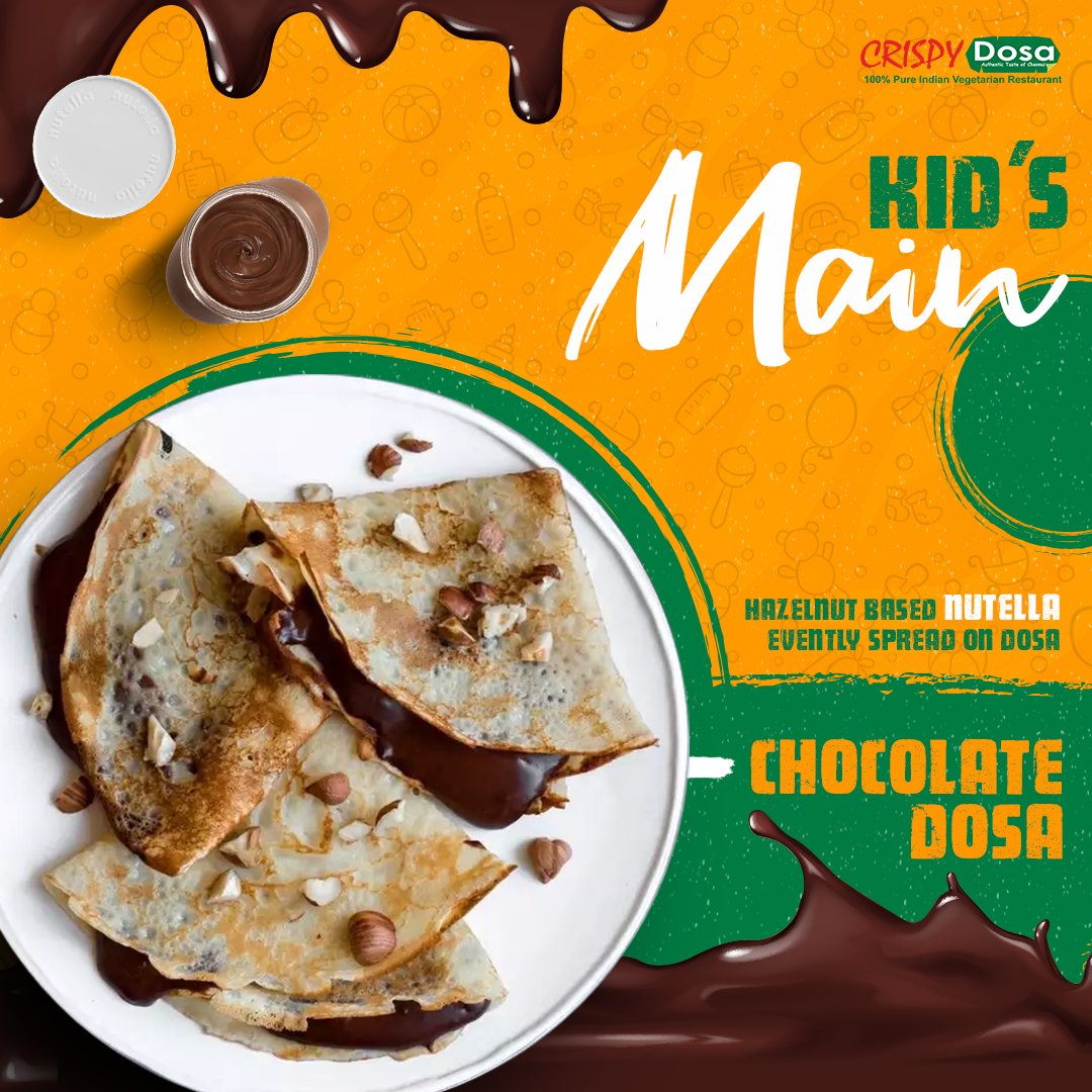 Indulge in the Deliciousness of #Chocolate #Dosa - A #Sweet Twist on a Classic!

#chocolatedosa #kidsfavorite #crispydosa #ukfoodie #southindianfood #southindianrestaurant