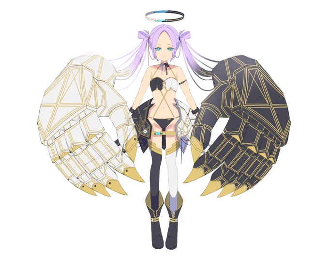 #魂募集 #Live2D「機械仕掛けの天使」をコンセプトにした現在制作中のモデルです 