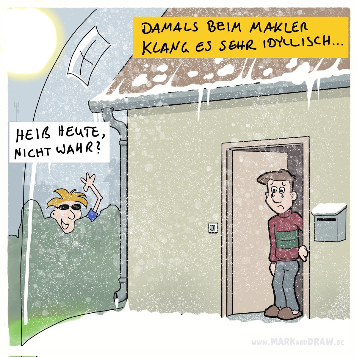 dosenfant's tweet photo. #FinishtheCartoon von @mark_and_draw 

Türchen 14: Schneekugel https://t.co/zOHMVGe4Z1